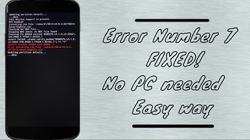 How to fix twrp error no.7 without pc(using android)