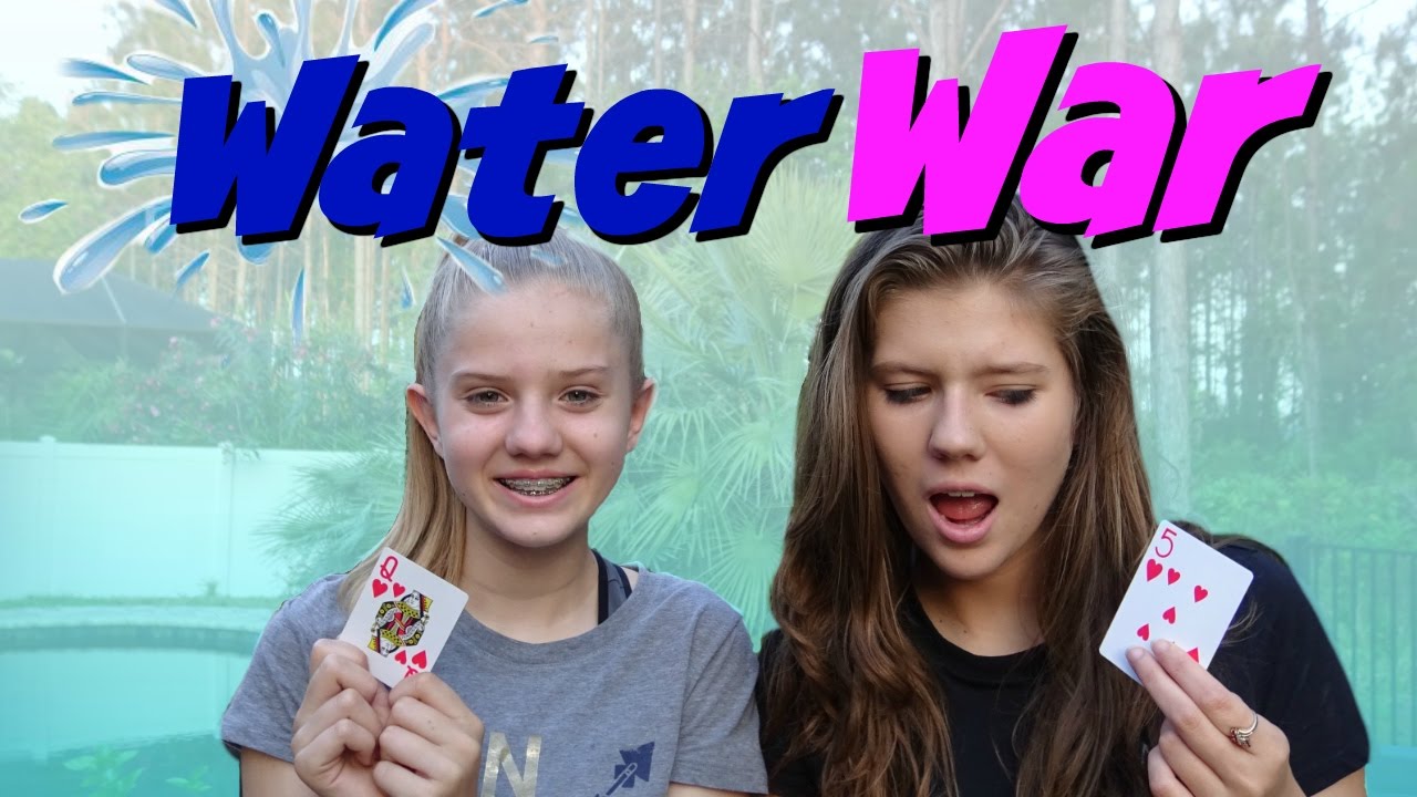 WATER WAR CHALLENGE Inspired by Jimmy Fallon || Taylor and Vanessa