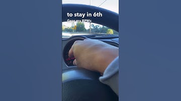 WHEN DO YOU DOWNSHIFT IN A MANUAL CAR? #Shorts