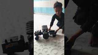 Mini Remote Control RC Small Tractor Loading Unboxing and Tracking Toy Video 🚜🚜🚜🚜