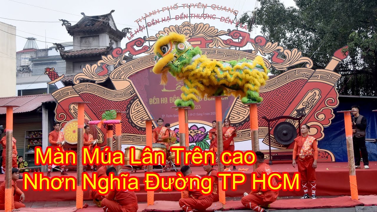 Thót tim  với màn biểu diễn của NHƠN NGHĨA ĐƯỜNG Tại Lễ Rước Mẫu Tuyên Quang 2025