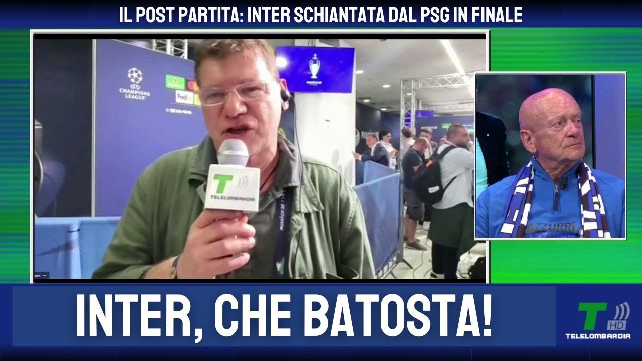 IL POST PARTITA: INTER SCHIANTATA DAL PSG IN FINALE, LE VOCI DA  MONACO E DEI TIFOSI A MILANO