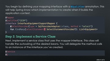 How to Autowired a Spring Bean in a MyBatis Mapper Method with Kotlin and Spring Boot