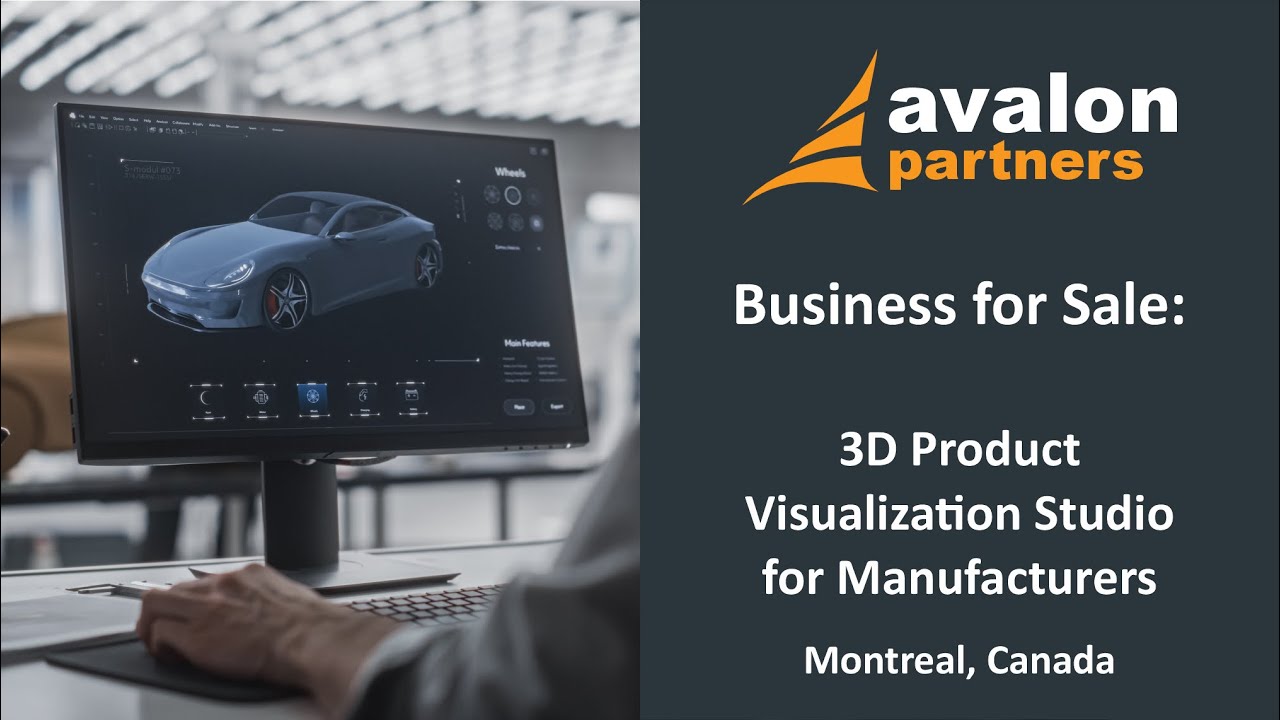 Business For Sale: 3D Product Visualization Studio for Manufacturers ...