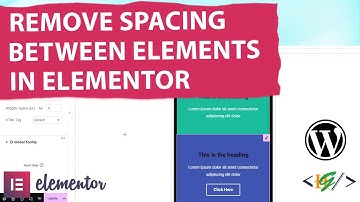 How to Remove Spacing Between Elements in Elementor WordPress | Widget Space for Desktop & Mobile