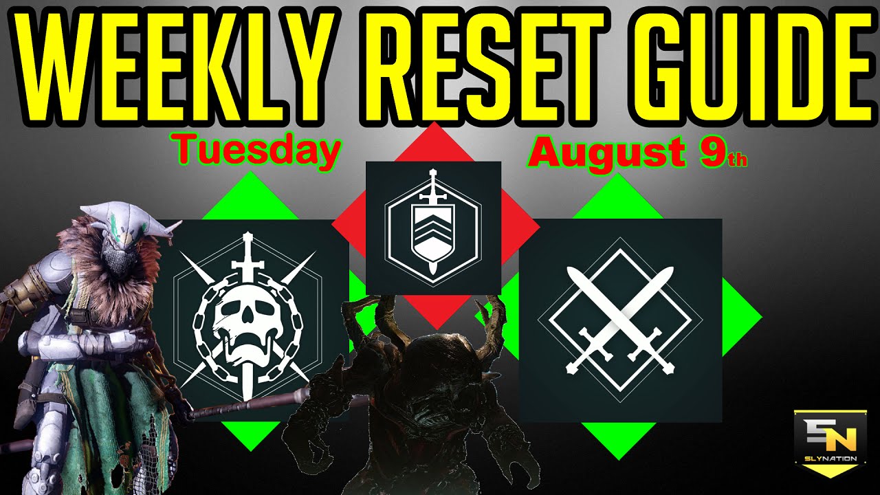 Destiny: Sly Nation's Weekly Reset Guide. Nightall, Modifiers, Bounties, Kings Fall, PvP & More!