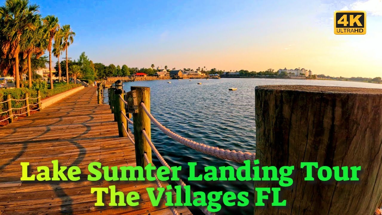 touring-beautiful-lake-sumter-landing-in-the-villages-fl-youtube