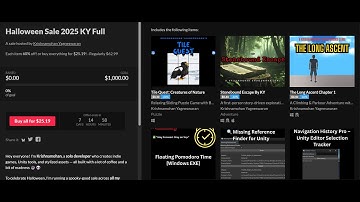 🎃 Halloween Sale 2025 – 60% OFF All Games, Unity Tools & Assets by KY! 👻 | 8 Days Only!