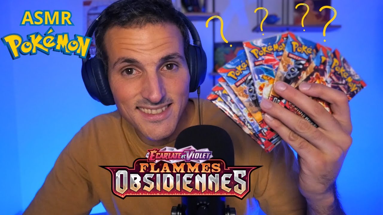 Flammes Obsidiennes POKEMON 🔥 : 9 Derniers Boosters de ma Display !! ASMR