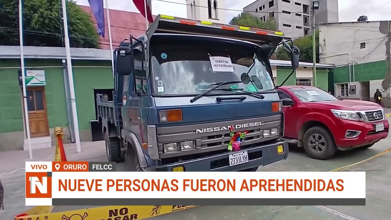 NUEVE PERSONAS APREHENDIDAS POR INTENTO DE ROBO EN ORURO