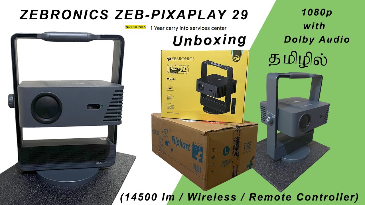 ZEBRONICS ZEB-PIXAPLAY 29 (1080p with Dolby Audio) Unboxing & 1 year of user review in Tamil
