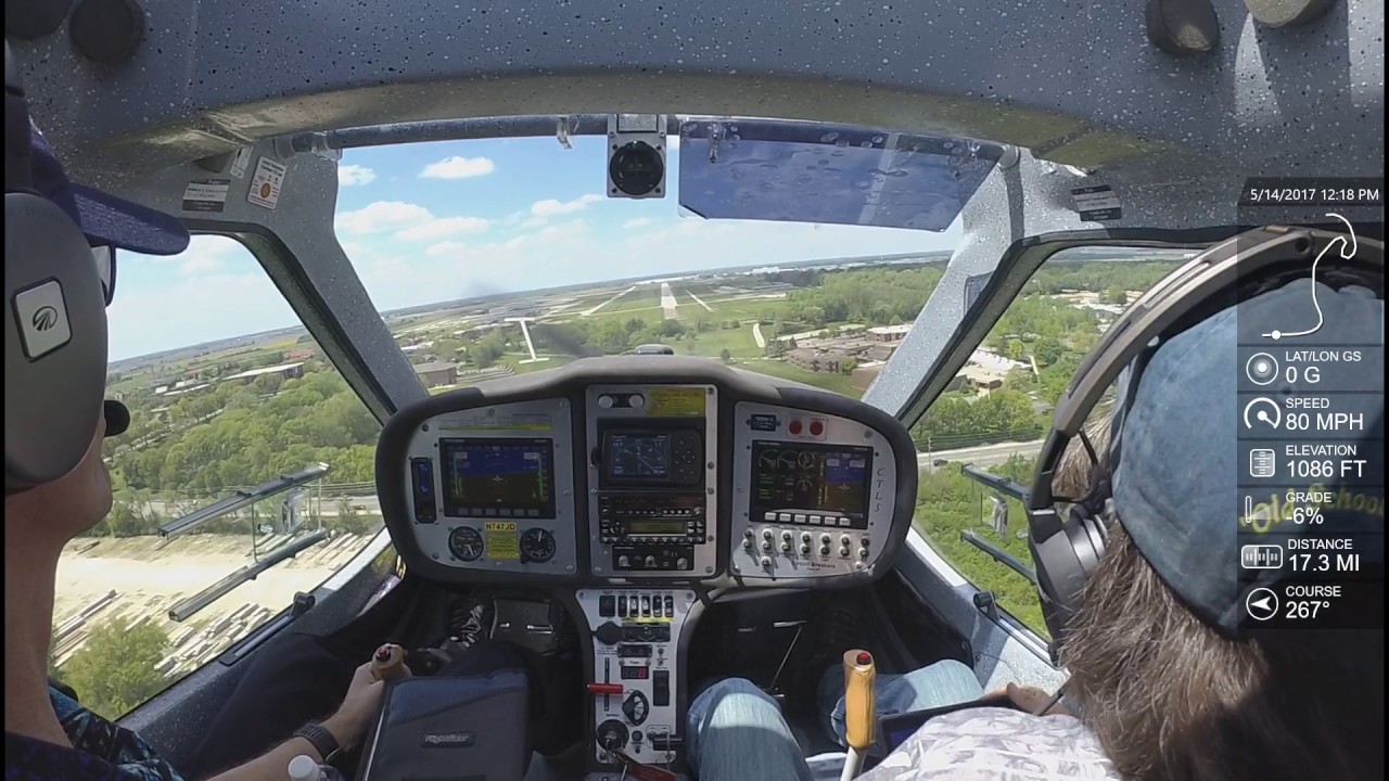 Flight Design CTLS - takeoff from Brookeridge (LL22), land at Lewis (KLOT)