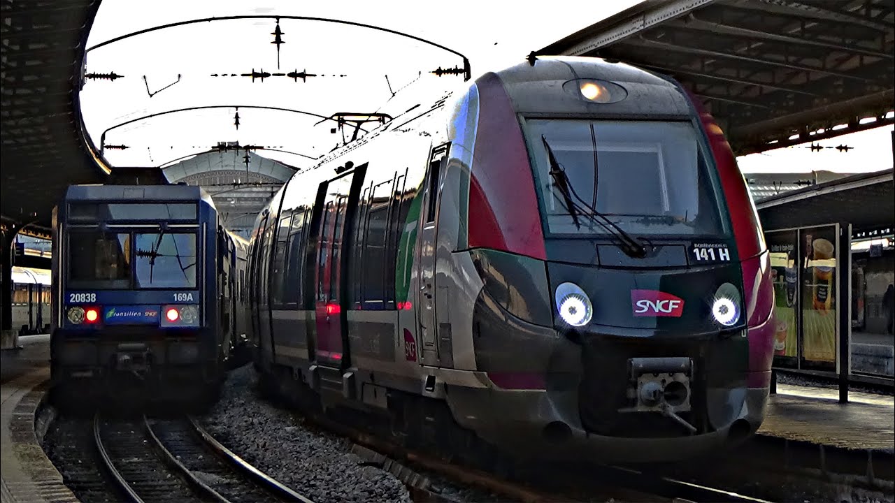 Gare de l'Est - (night) Trains, TGV, TER, ICE, RZD ...