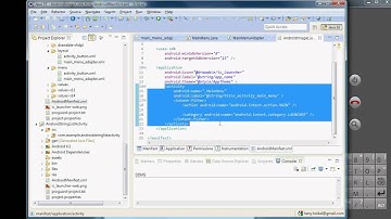 23 Android Image ListActivity ButtonActivity (in Arabic)