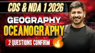 CDS & NDA 1 2026 | COMPLETE OCEANOGRAPHY REVISION ONE SHOT | All Imp Concepts by Vishal Sir