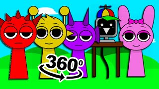Find Pinki, Mr  Fun Computer, Durple, Simon, Raddy Incredibox Sprunki in THESE Pictures in 360° VR