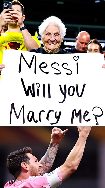 👵 Grandma: Messi Will you Marry Me?🐐 Messi: 👋👋👋 #intermiami #palmieras #messi