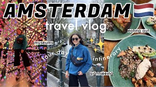 AMSTERDAM TRAVEL VLOG | How to explore the city in 4 days