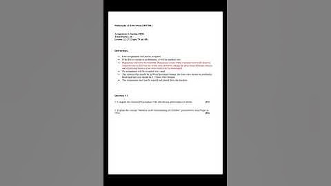 Edu601 2nd assignment solution