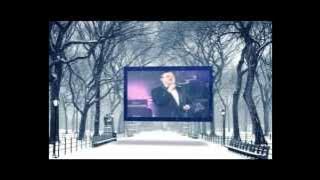 В городском саду падал снег