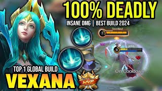 VEXANA BEST BUILD 2024 | BUILD TOP 1 GLOBAL VEXANA GAMEPLAY | MOBILE LEGENDS✓