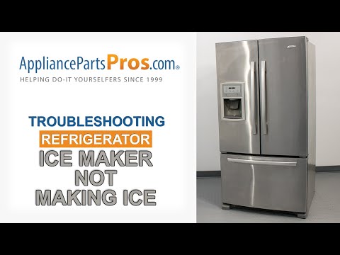 Refrigerator Ice Maker Not Working - Top 3 Reasons & Fixes - Kenmore, Whirlpool, Frigidaire & more