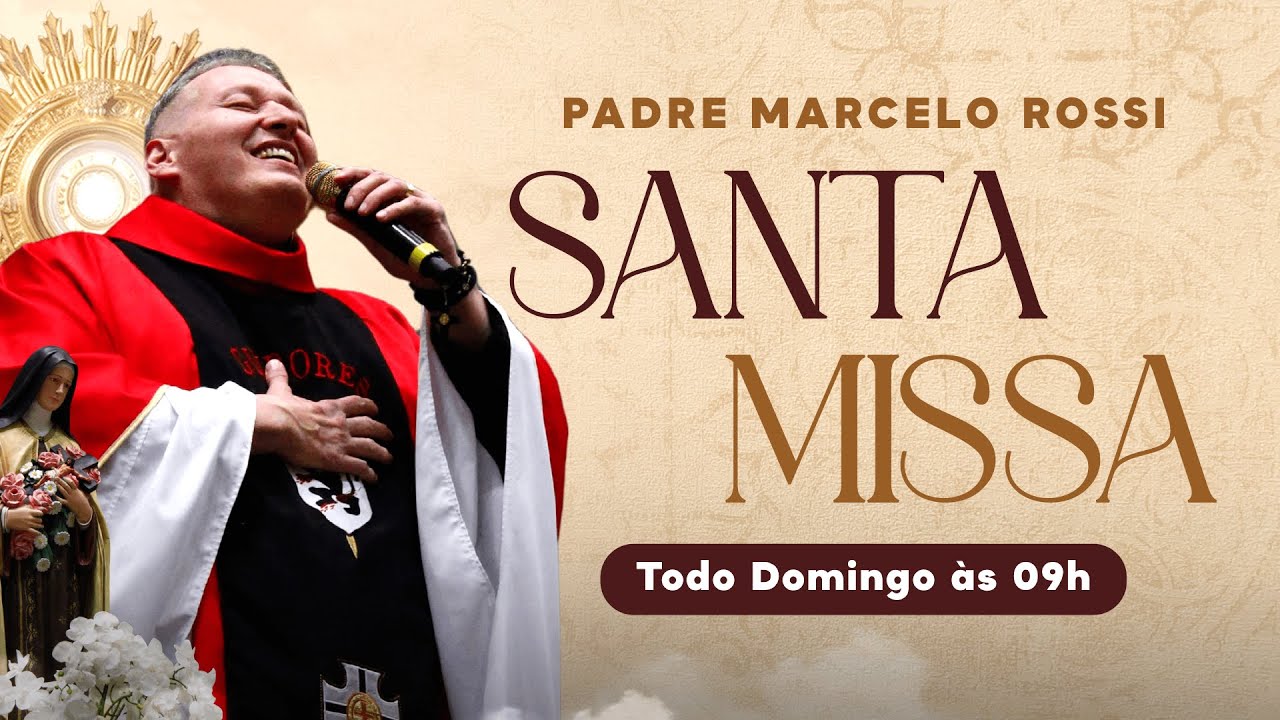 SANTA MISSA AO VIVO com Padre Marcelo Rossi 16/11/2025