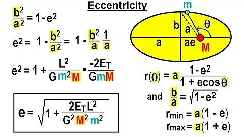 Astrophysics: Binary Star System  (28 of 40) How to Calculate the Eccentricity?