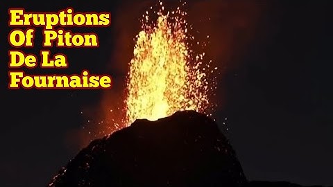 Eruptions of Piton De La Fournaise Volcano, Indian Ocean, Core Mantle Boundary