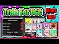Many ugc limited train for ugc script  auto bubble  get all codes