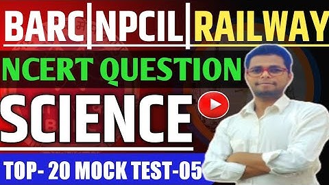 BARC Top-20 MCQs | BARC Model Question Paper 2022 | BARC Work Assistant Previous Year Question Paper