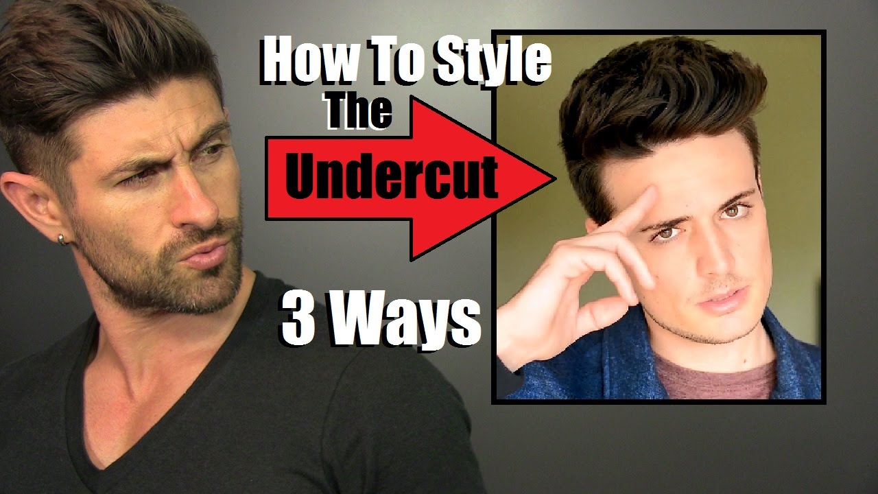 How To Style An Undercut 3 Ways | A Blumaan Hair Tutorial - YouTube