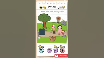 Brain Test Level 344 There is an alien among them Walkthrough