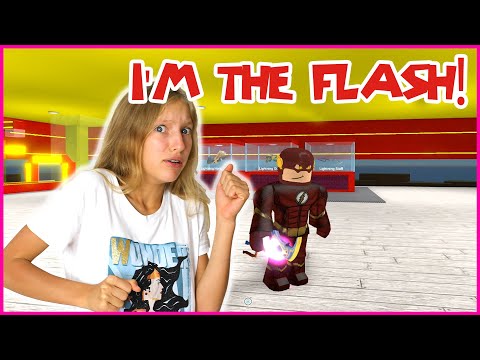 Becoming The Flash Im A Super Hero Youtube - youtube karina omg roblox obby