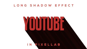 Long Shadow Logo in Pixellab || TutLab 🌟🌟