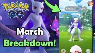 MARCH 2024 EVENT BREAKDOWN in Pokémon GO! | Community Day, Raids, Giovanni & Spotlight Hours!