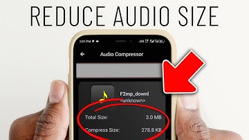 How to Reduce Audio file size in Android Phone