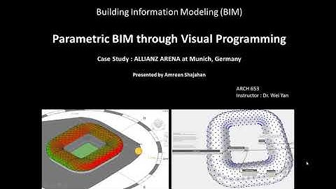 Computational design through dynamo BIM