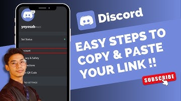 How to Copy and Paste Your Discord Link !