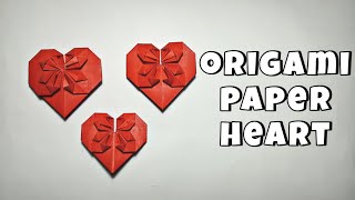 how to make a paper heart || origami paper heart easy || paper heart .#papercrafts #diy #origami.