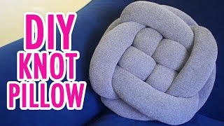 DIY Knot Pillow  HGTV Handmade