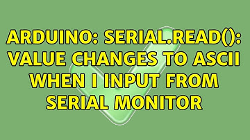 Arduino: Serial.read(): Value changes to ASCII when I input from Serial Monitor