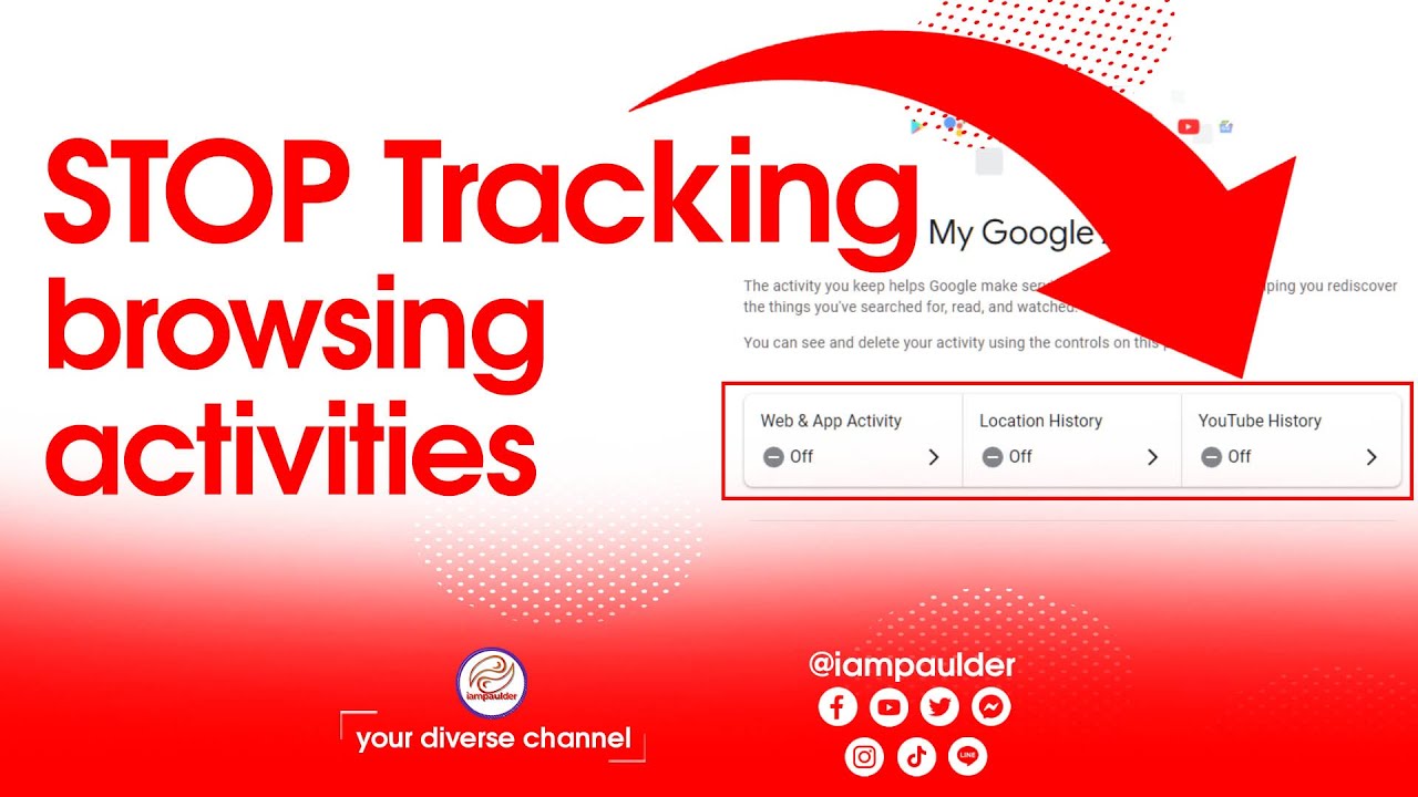 How can I Stop Google Tracking Searches  & App Activity Stop