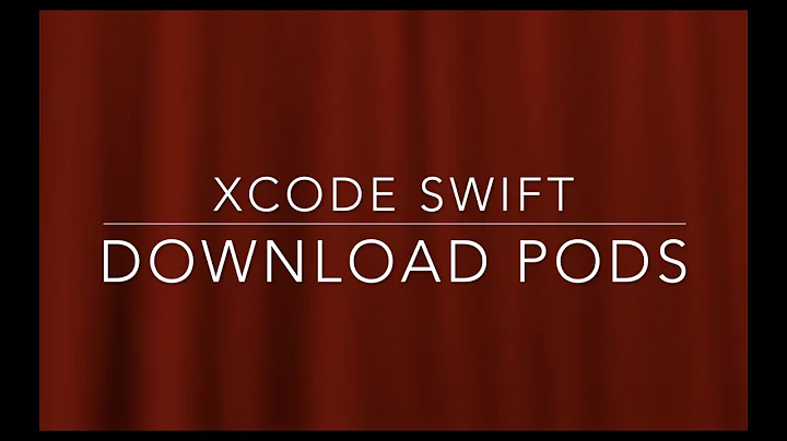 Xcode , Swift download and use CocoaPods and Pod file 2022 (Easiest Way)