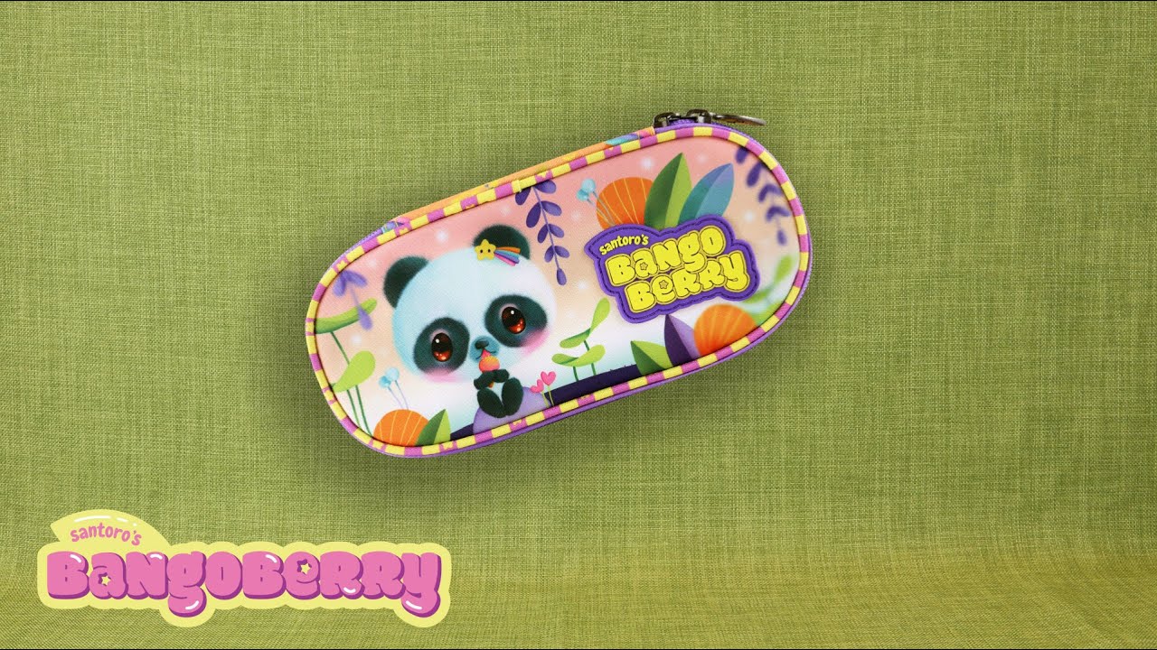 384BB01Bangoberry Zip Around Pencil Case Pally Panda