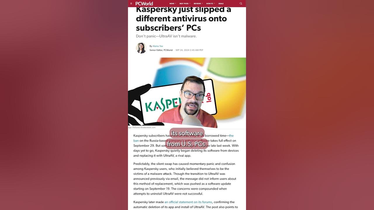 π Kaspersky Antivirus gets sus π π Kaspersky Antivirus gets sus π