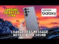 How to Change Text Message Notification Sound on Samsung Galaxy S26 Ultra