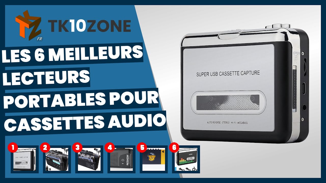 Les 6 meilleurs lecteurs portables pour cassettes audio