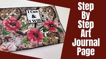 Mixed Media Art Journal and Card  Tutorial- From Masterboard to Multiple Make , Using Napkins