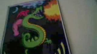 Pink PS2 & Trogdor poster